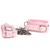 Pink plush ankle cuffs