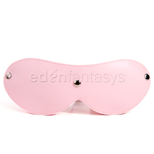 Pink plush blindfold
