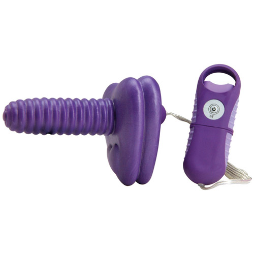 Climax Clicks Violet Vertical - traditional vibrator
