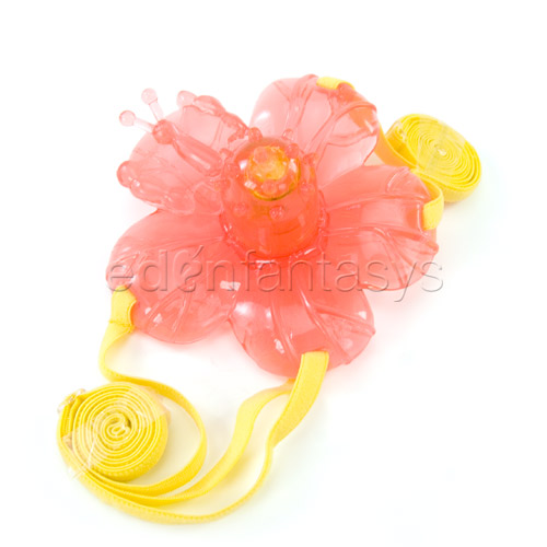 Eden waterproof pleasure petals - strap-on vibrator