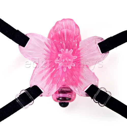 Eden waterproof hot spot hibiscus - butterfly strap-on vibrator discontinued