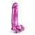 Purple majesty - Realistic vibrator with balls discontinued