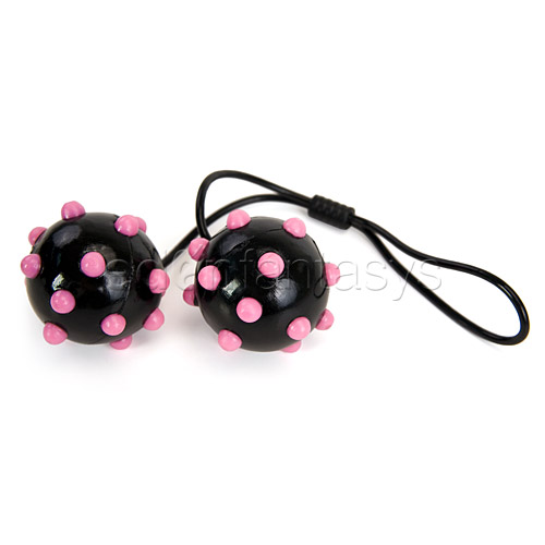 Joanna Angel's spiked duotone balls - vaginal balls  discontinued