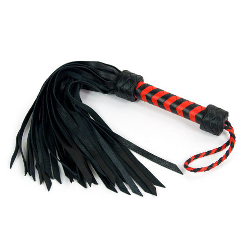 Leather flogger - whip