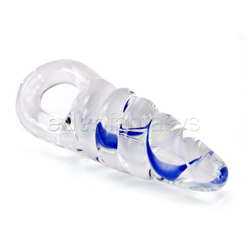 Crystal twister - phallix glass sex toy